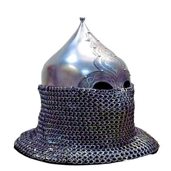 Medieval Bovista Steel Knight Historical Ottoman Viking Helmet For Halloween