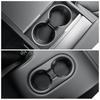 For Tesla Model Y Juniper 2025 Central Control Anti Slip Cup Mat Storage Cup Mat Car Water Cup Holder Mat Drink Insert Coaster