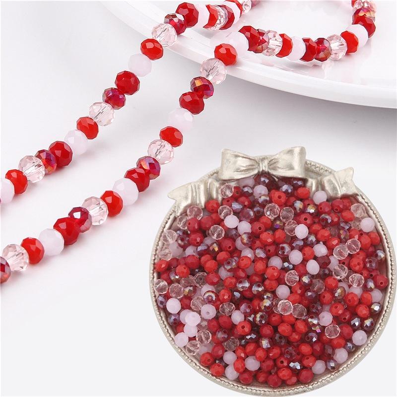 Home Party Supplies For Jewelry Making Beads Faceted Jewelry Accessories Bright DIY 100PCS/Lot Popular Glass Crystal Hot Sale High Quality Rondelle