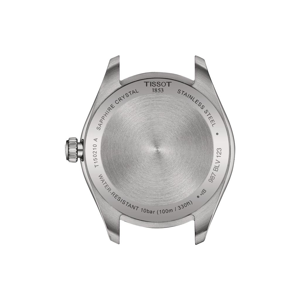 Tissot Мужские модные часы из нержавеющей стали с розовым циферблатом T150.210.11.331.00