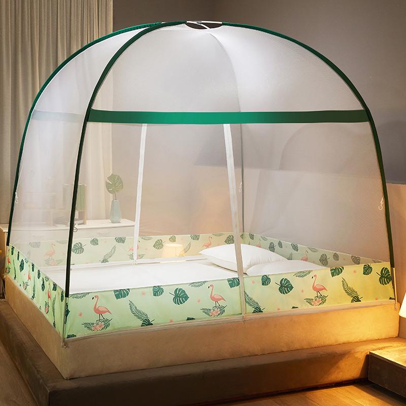 2026 Portable Mongolian Yurt Mosquito Net: No-Install, Foldable, Washable, Anti-Fall Design for Kids' Bedrooms
