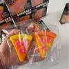 Xiaohongshu Hot Item TPR Pizza Squeeze Toy - Mini Sensory Slow Rebound Stress Relief 