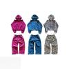 Leopard Print Hooded Oversized Sweatshirt Wide Leg Pants Set Women Streetwear Casual Two Piece Outfit