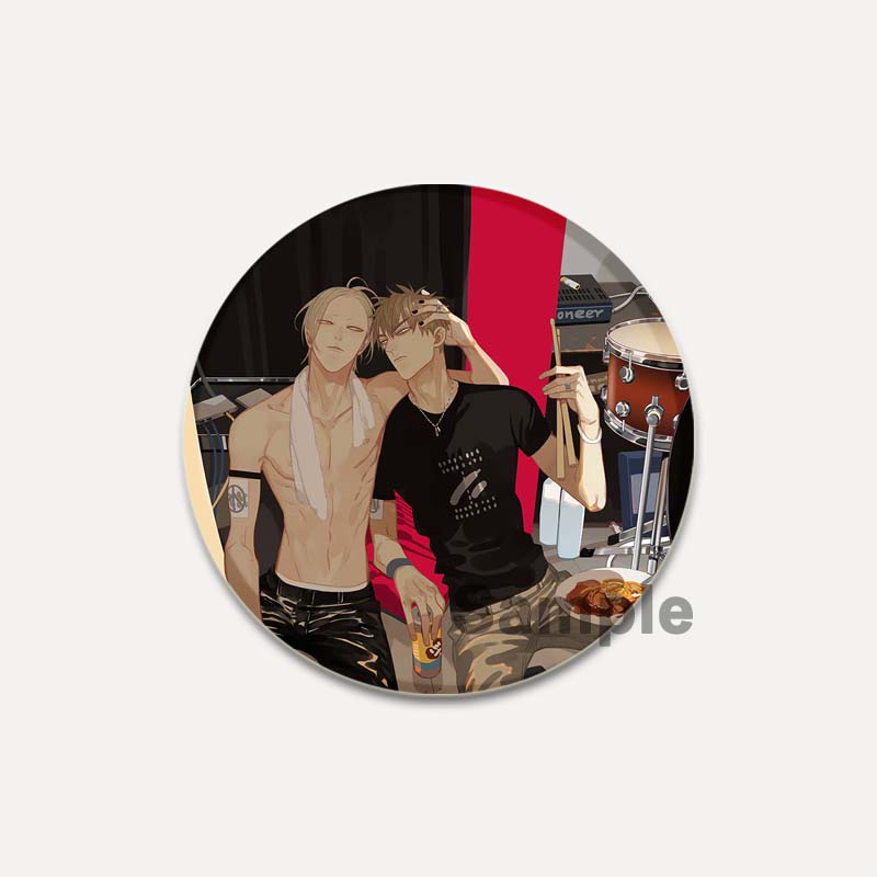 32/44/58mm Anime 19 Days Enamel Pin Cosplay Badge Old Xian Hetian Jia Broochs Pins Collection Breastpin for Clothes Backpack Decor BL Anime