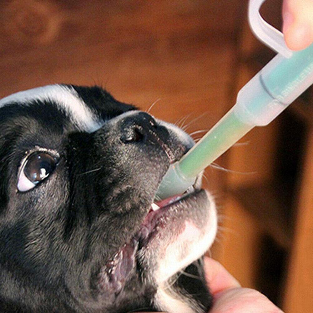 1/2/3pc Pet Medicine Syringe Tablet Cat Dog Feeder Medicine Dispenser Pill Gun Piller Push Dispenser Injection Needle Container