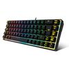 Membrane Gaming Keyboard - KROM - Kalista - 62% Format - RGB Backlit Keys - Gaming Mode - N-19 Anti-ghosting