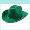 Цвет Однотонная Ковбойская Шляпа Костюм Реквизит Шитье Рукоделие Вечеринка Подарочные Принадлежности Друзья