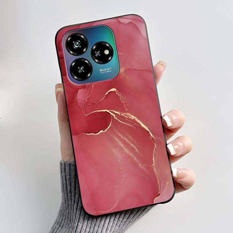 Для ZTE Axon 60 Lite / Blade V60 Vita / Nubia V60 Дизайнерский Чехол Милый Сердечко Кролик Чехол Черный Мягкий Силикон Защитная Крышка