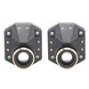 2 Pcs RC Car Diff Cover Brass Front Rear Bridge Portal Cover Differential Portal Axle Cover for