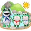 Мягкая и приятная на ощупь плюшевая игрушка-лягушка для детей 4-6 лет. Оригинальный дизайн Douyin.