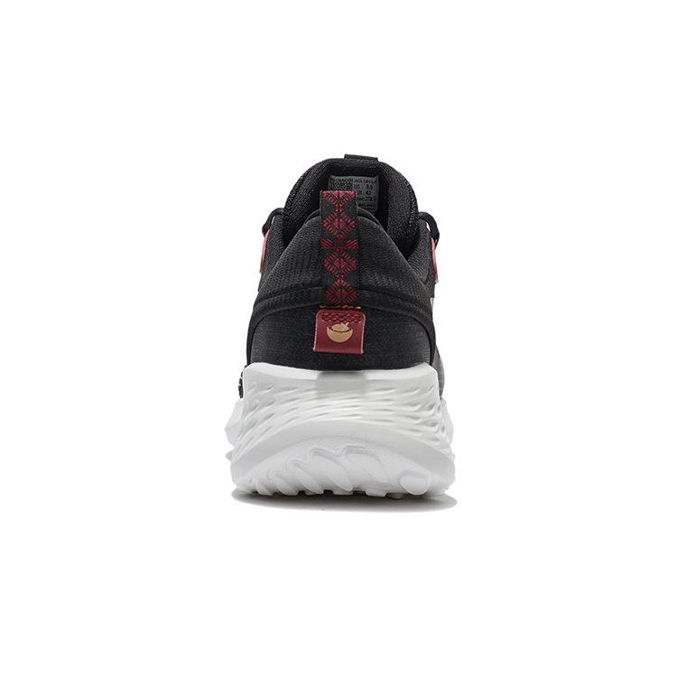 Li Ning SOFT ELEMENT Амортизация Нескользящие Износостойкие Низкие Повседневные Кроссовки Мужские Черные AGLS011-4