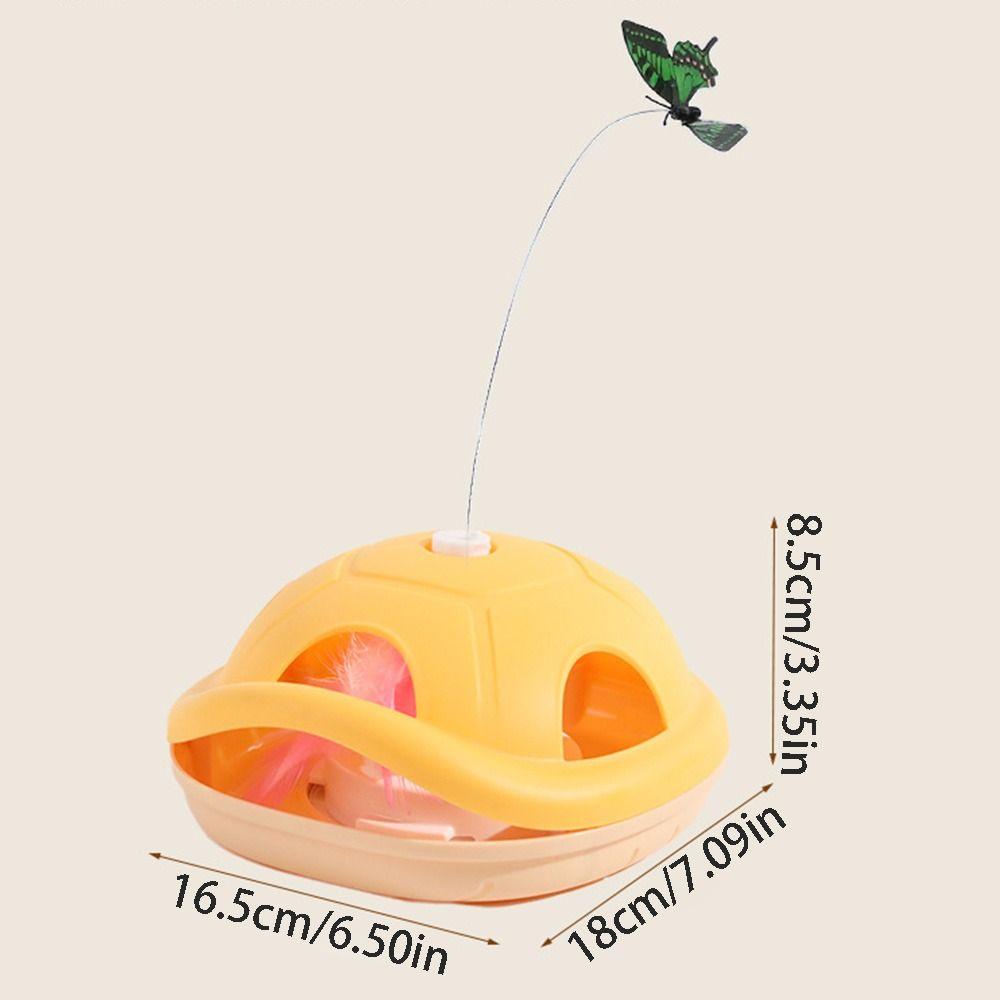 Creative Electric Cat Rotating Toy Self-Moving Butterfly Cat Teaser Toy Pet Exercise
