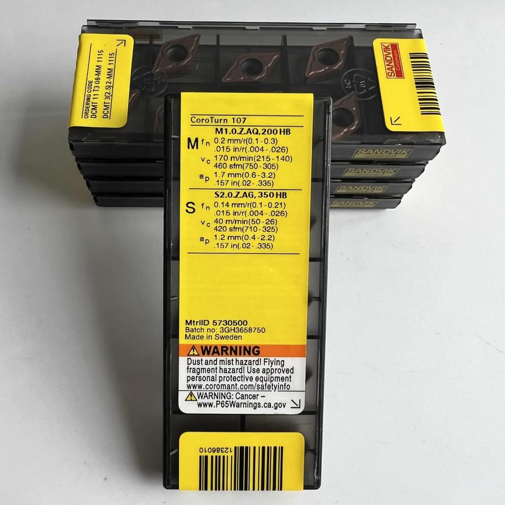 Original Sandvik / DCMT11T308-MM 1115 /Carbide CNC Blade 10 PCS