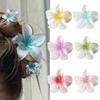 Pearl Flower Gradient Hair Clip - European & American Fashion Shark Clip