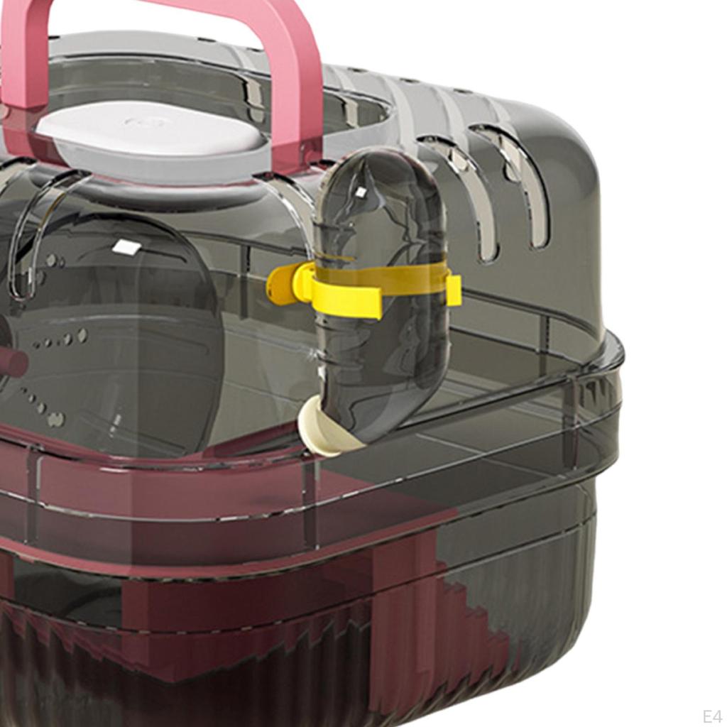 Клетка для хомяка Среда обитания Легкий Зоотовары Прозрачный Переноска для путешествий для мелких животных