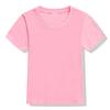 Summer Top Quality Boys Girls Plain Blank Basic Tee Shirt for Kids Toddler Unisex