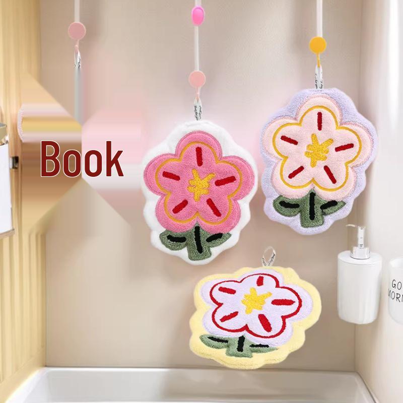 Полотенце для рук из кораллового флиса «Гусь» - Впитывающее и милое для детской ванной или кухни