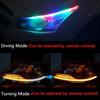 APP Control RGB LED Strip 12V Atmosphere Foot Light Waterproof Car Running Lights  Moto