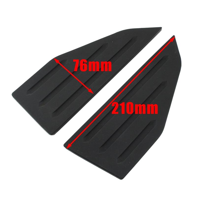 2pcs Motorcycle Rear Passenger Foot Pedals Rubber Pad For HONDA GL1800 2018-2024 Motorcycle Rear Wide Foot Rest Floorboards