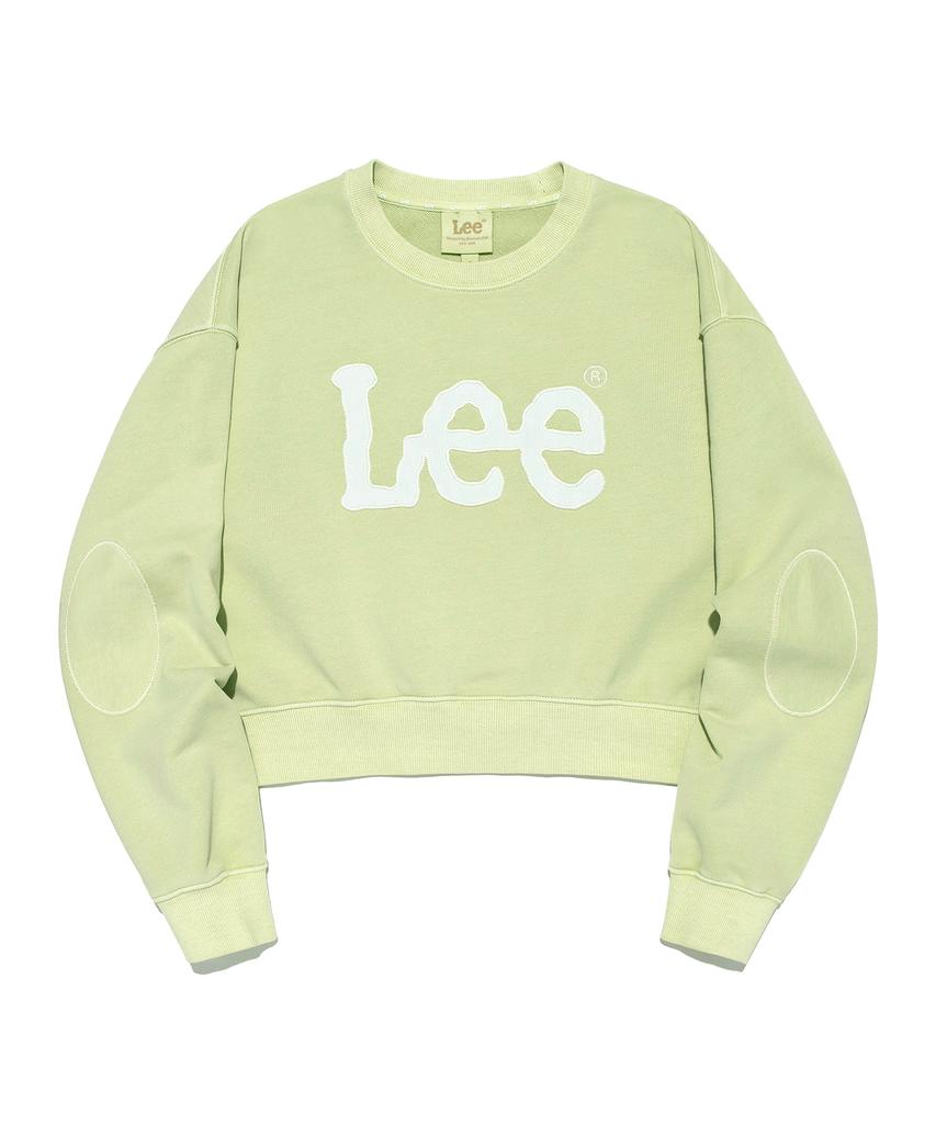 LEE Women Big Twitch Logo Dyed Sweatshirt Green