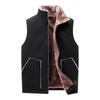 Middle Aged and Elderly Men's Cotton Vest with Thick Winter Velvet Vest, Sleeveless Camisole Jacket, Lamb Wool Jacket