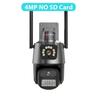 LS VISION Уличная камера EU PTZ 9MP 4K HD 8X гибридный зум три объектива двойной экран Wifi IP камера 4MP полицейский свет сигнализация CCTV видеонаблюдение ICSee