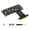 Плата удлинительного кабеля NGFF M.2 NVME M-Key SSD с магнитной накладкой PCIExpress X1 поддерживает SSD 2230 2242 2260 2280 NVME