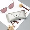 Fashion Leather Eye Glasses Cover Travel Flexible Sunglasses Holder Storage Case for Women Men