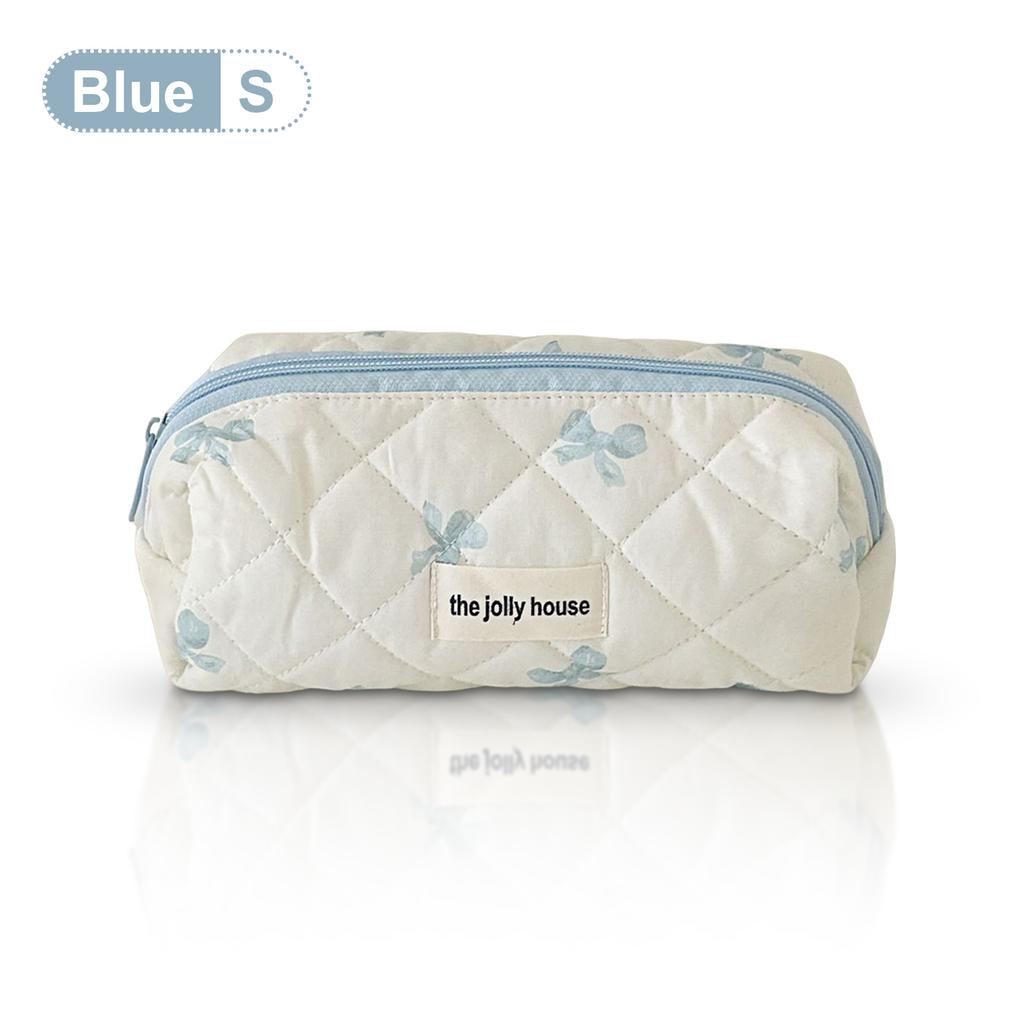 Косметичка с бантом Kawaii Большая сумка для хранения Портативная дорожная косметичка Органайзер для косметики Подарки для девочек