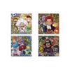 Bandai Набор стикеров-вафель с персонажами One Piece 'Великий Пират' и конфетой Wafer Candy, набор LOG.14 (Выпечка кондитерская) [Ящик 20]