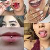 10 шт./лот титановые серьги-бананы для бровей с внешней резьбой 16 г изогнутая штанга для пирсинга хряща уха