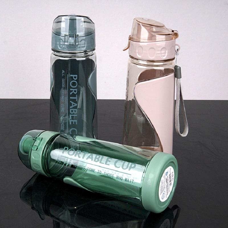 Summer Water Cup Drop Proof High Quality Double Layer Plastic Cup Active Lightweight Creative Student Cup Space Cup
