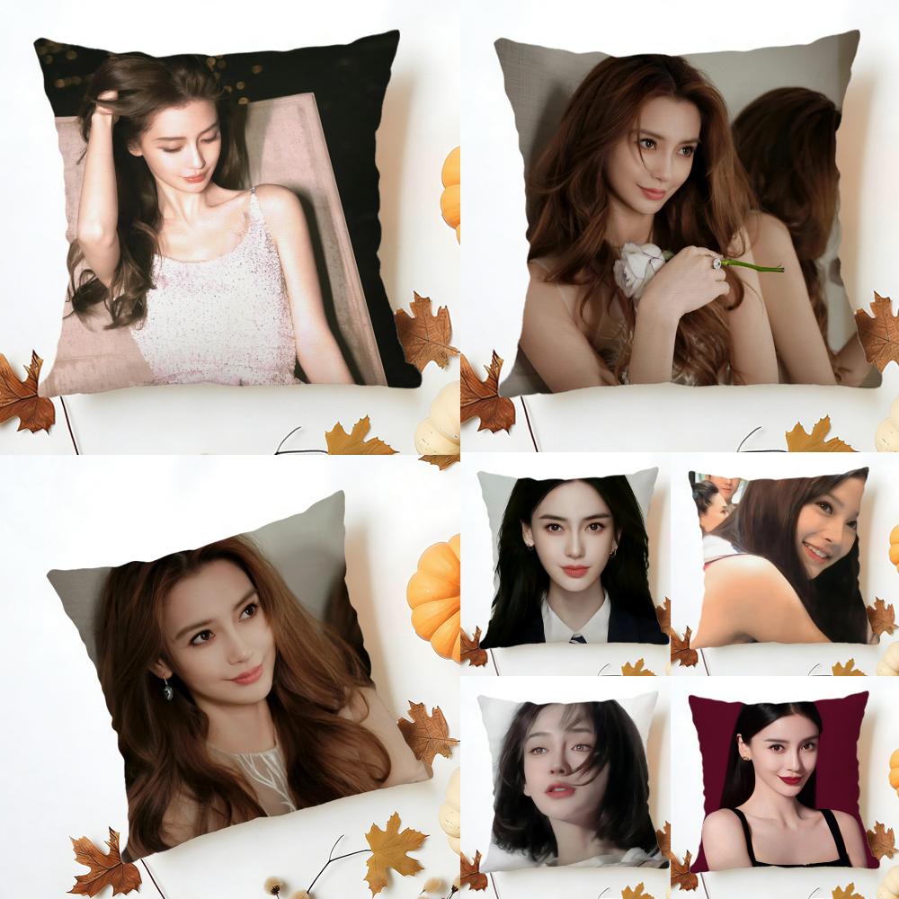 Angelababy Cushion Cover Washable Linen comfort Soft for Sofa Bed Cozy Home Room Decor