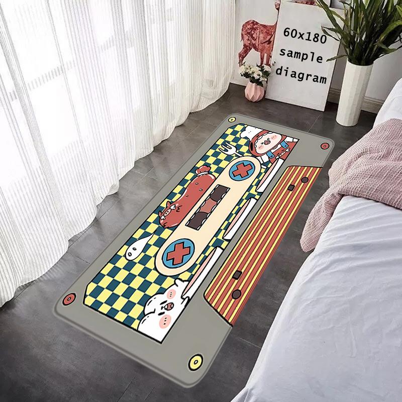 Entrance Doormat Turntables Balcony Rugs Vintage Music Tape Living Room Carpet Non-slip Foot Mats Bath Rug Floor Mat Ideal Gifts
