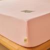 100% хлопок односпальная простыня розового цвета на резинке пылезащитный чехол универсальный чехол для матраса простыни королевы с эластичным постельным бельем
