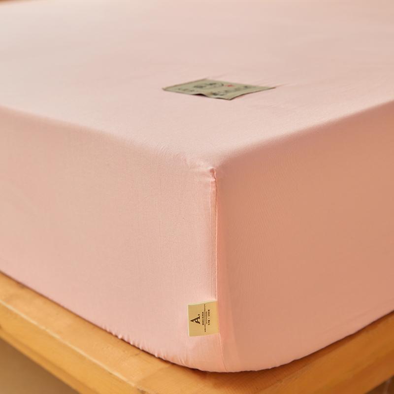 100% хлопок односпальная простыня розового цвета на резинке пылезащитный чехол универсальный чехол для матраса простыни королевы с эластичным постельным бельем