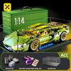 ТойлинX 1:14 Технических Строительных Блоков Гоночный Спорт Скорость Модель Транспортного Средства Город Механический Супер Кирпичики Пазл Игрушки Подарок для Взрослого