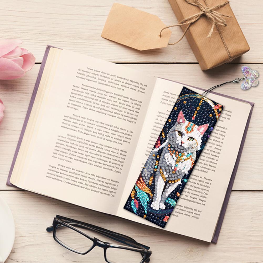 3Pcs Animal Patterns DIY Diamond Painting Bookmark Diamond Bookmark Art Projects for Readers Home Office Book Decor & Gift Idea