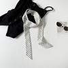 Fashion Polka Dot Silk Scarf Long Silk Scarf Women'S Tide American Long Strip Thin Streamer Decorative Scarf Belt Tie Headband Women