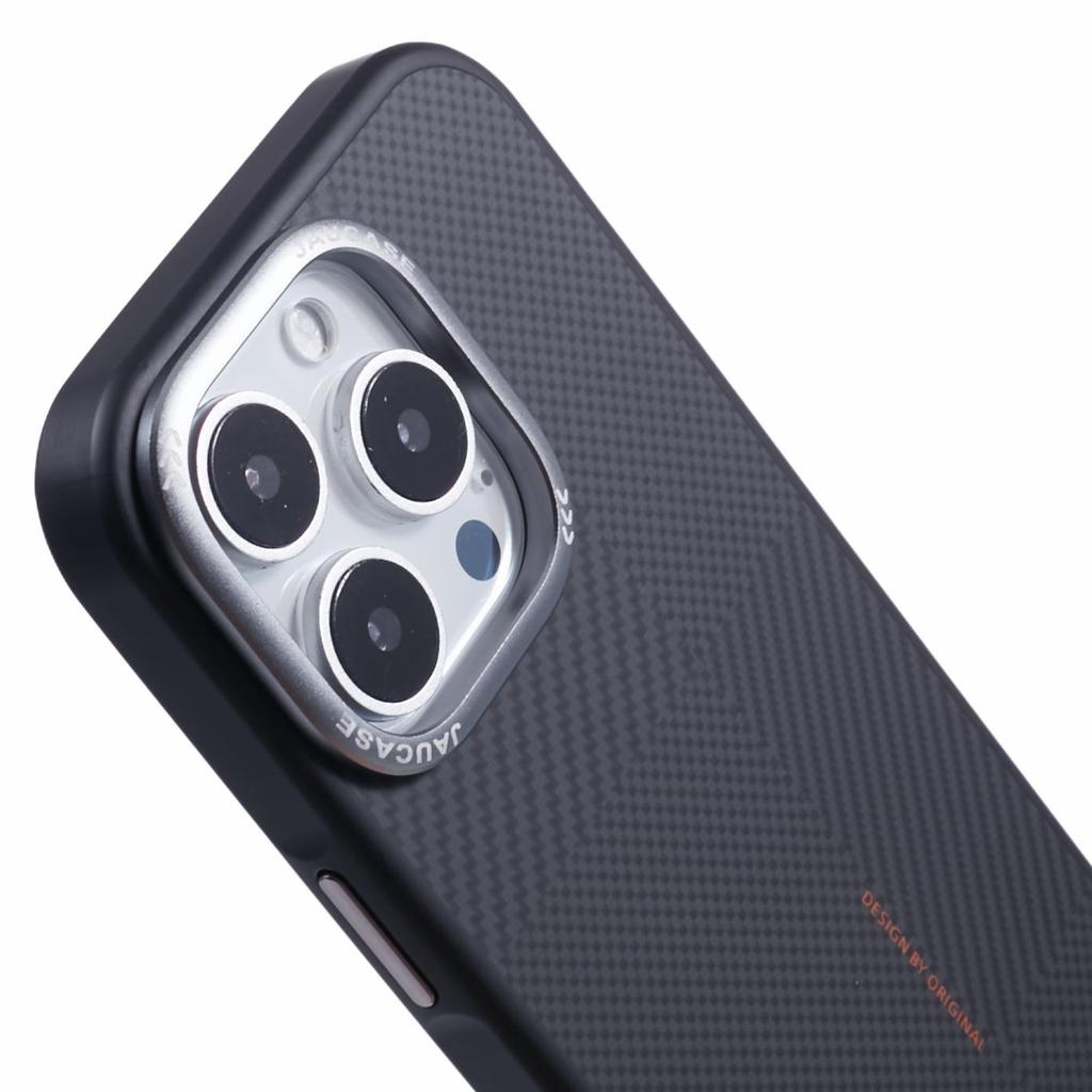 JAUCASE Чехол для iPhone 16 Pro, ПК+ТПУ, Текстурированный чехол для телефона, Совместим с MagSafe