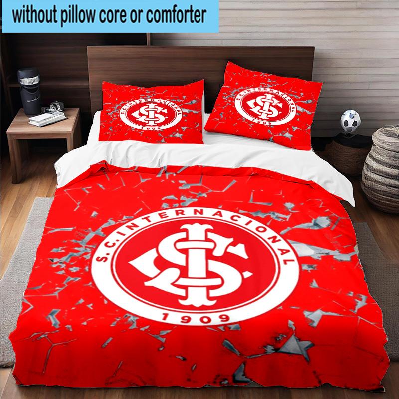 3pcs SC Internacional1 Printed Bedding Set Duvet Cover Closure Includes 1 Duvet Cover & 2 Pillowcases Bedding Sets Home Decor Gifts