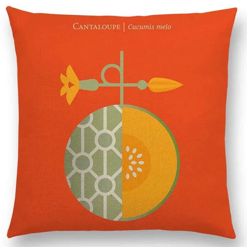 Прекрасные фрукты овощи наволочка лимон ананас авокадо ежевика лук свекла огурец наволочка на диванную подушку