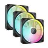 CORSAIR iCUE LINK LX120 RGB Starter Kit 120mm PWM PC Case Fan Dual Light Loop Triple Pack Black CO-9051026-WW