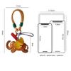 School Bag Backpack Charm Cute and Playful Leather Dumbo Bag Pendant Bag Charm Bag Accessories