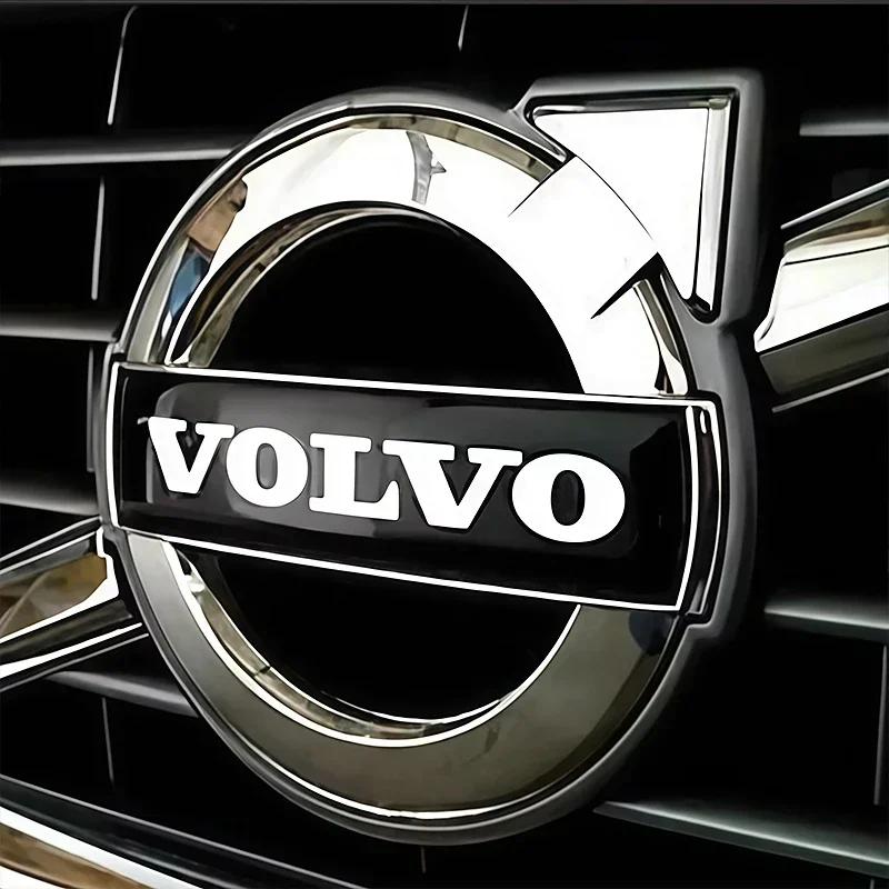 For Volvo EX90 V60 V40 XC90 S60 XC60 V50 V90 V70 S90 XC40 S80 T6 ABS Car Steering Wheel Emblem Sticker Decoration Accessories
