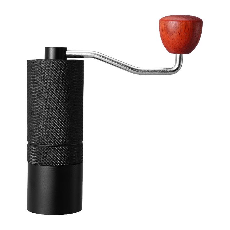 CNC Hand-Crank Coffee Grinder with Aluminum Shell and 420 Stainless Steel Conical Blade