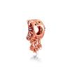 Шарм-бусина-подвеска Rose Gold Multiple Series, подходит для оригинальных ювелирных изделий с покрытием Rose Gold и для самостоятельного изготовления, тонкий подарок