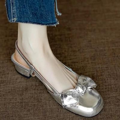 2025 Лето Новые Винтажные Сандалии на Платформе Женские Цельный Ремешок Туфли Мэри Джейн на Толстом Каблуке Одинарные Туфли Весна