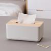 Napkin Box Wooden Covers Toilet Paper Solid Wooden Box Wooden Napkin Simple and Stylish Napkin Dispenser Home Dispenser Car Storage |