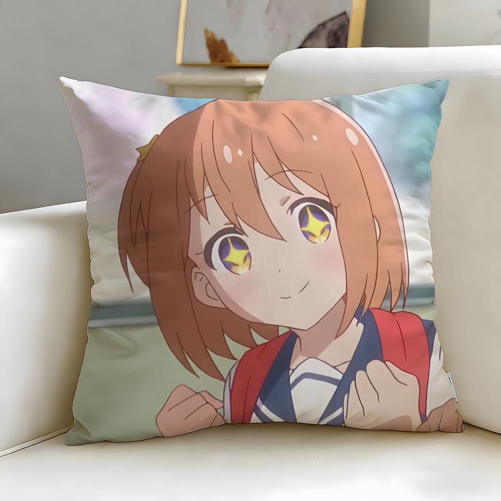 anime Asteroid in Love Cushion Cover Soft EasyWash Pillow Case Versatile for Couch Bed Travel and Office